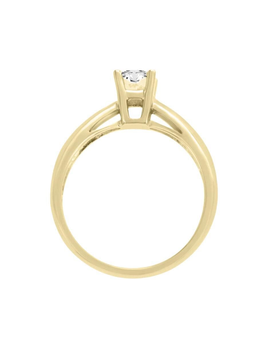 Anillo de compromiso 14 k Zaira diamante 4