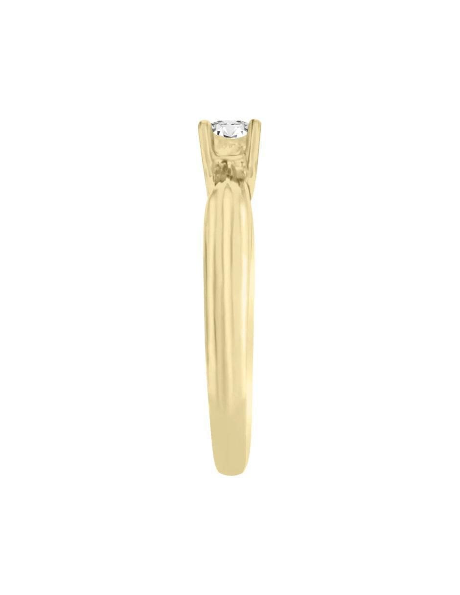 Anillo de compromiso 14 k Zaira diamante 3