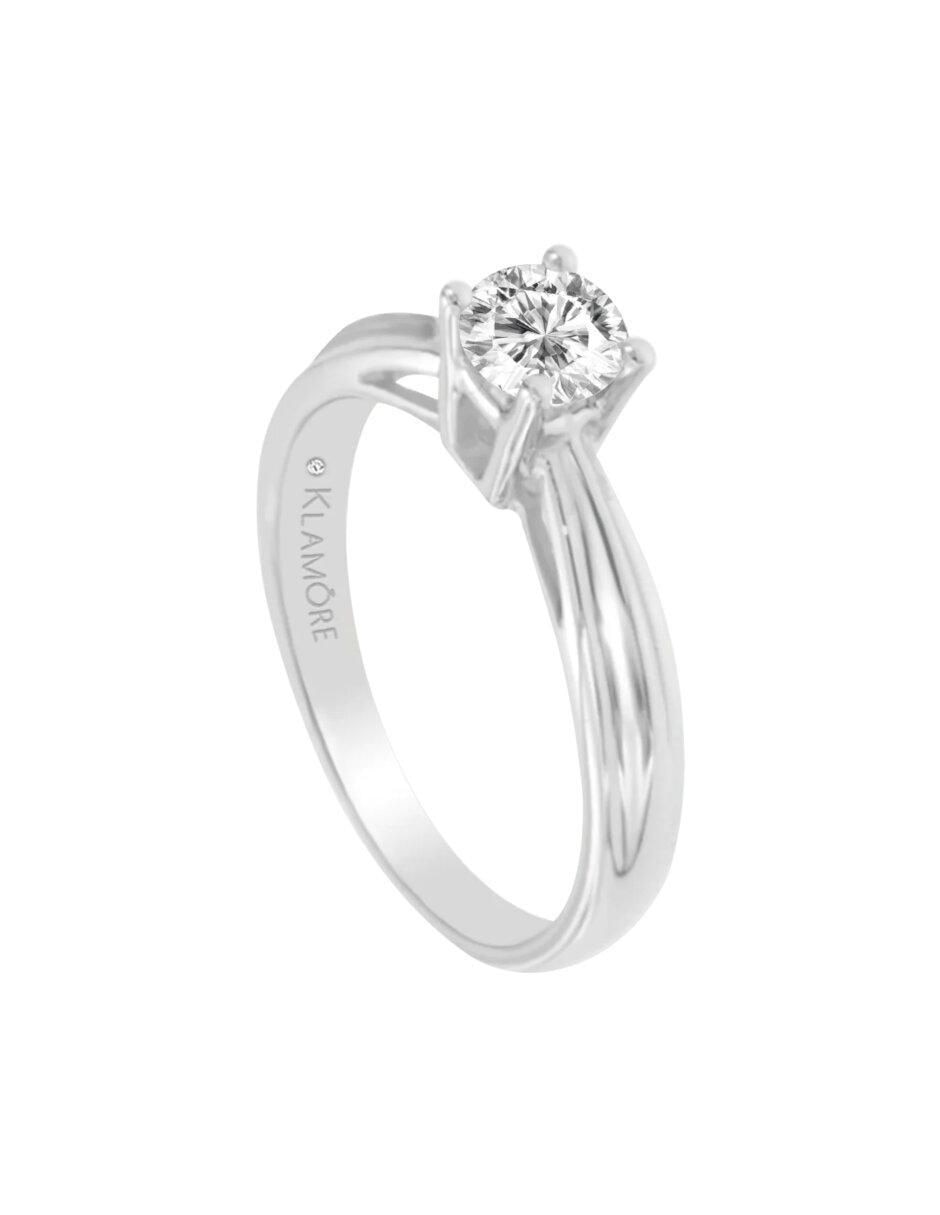 Anillo de compromiso 14 k Zaira diamante 4