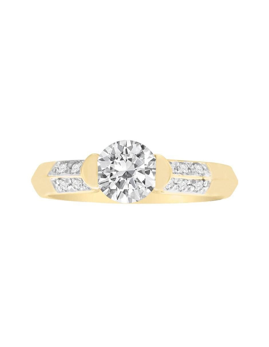 Anillo de compromiso 14 k Camil diamante Anillo de compromiso 14 k Camil diamante