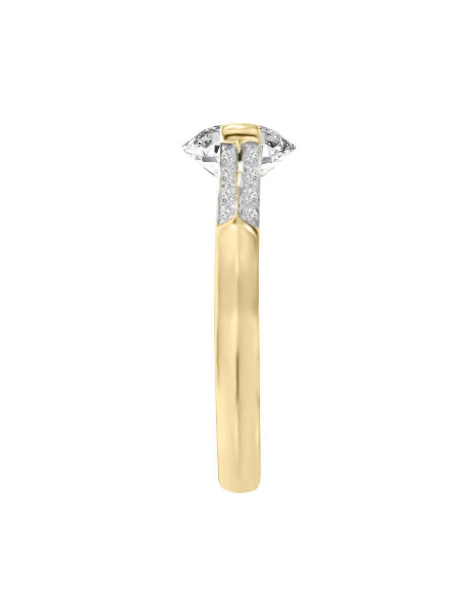 Anillo de compromiso 14 k Camil diamante 4