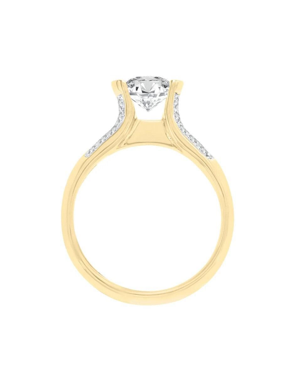 Anillo de compromiso 14 k Camil diamante 3
