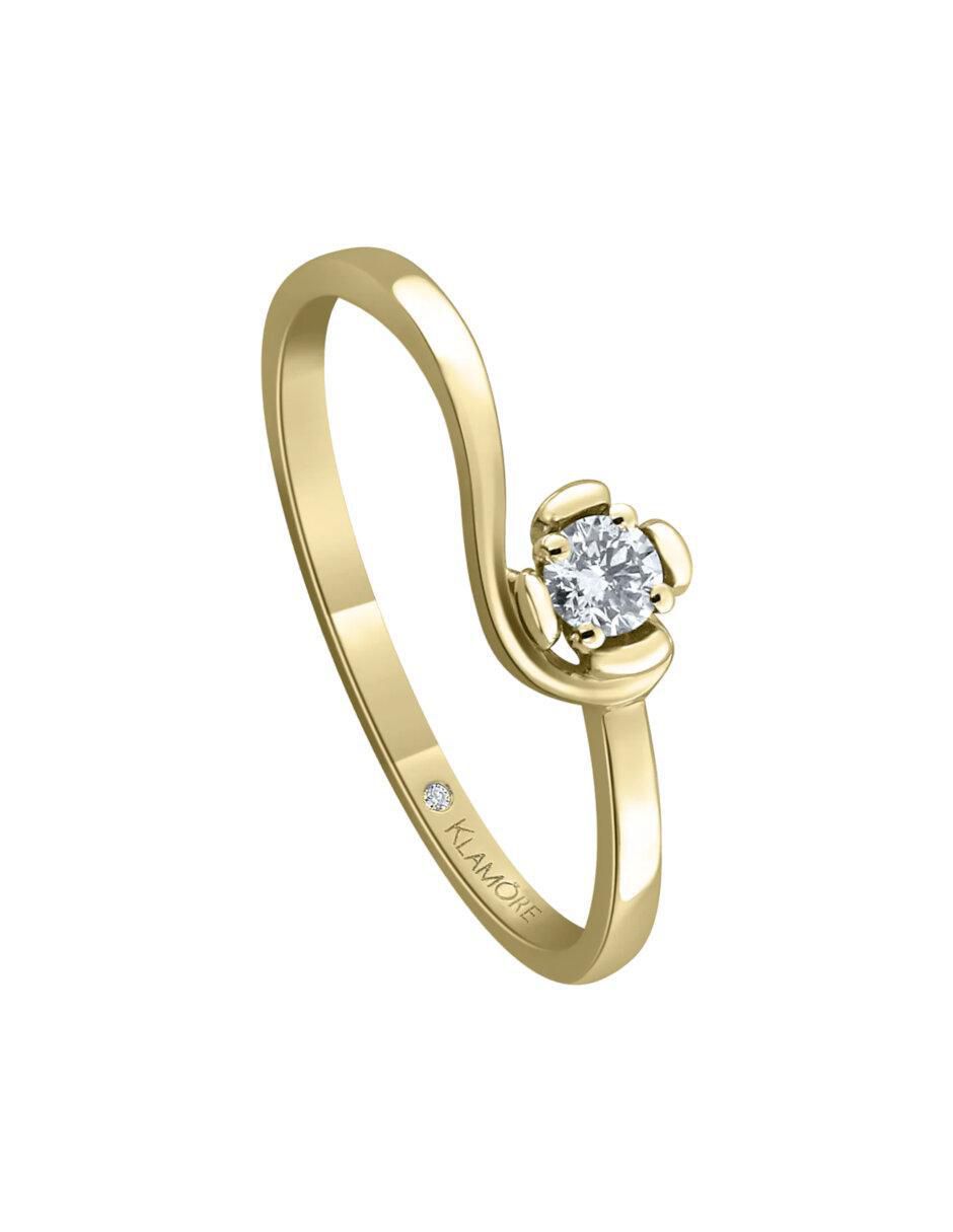Anillo de compromiso 14 k Kirian diamante 2