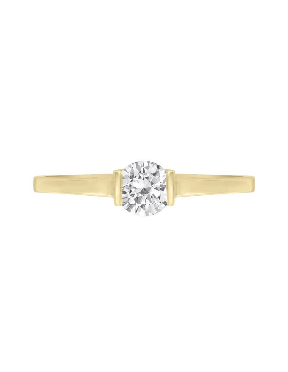 Anillo de compromiso 14 k Yone diamante Anillo de compromiso 14 k Yone diamante