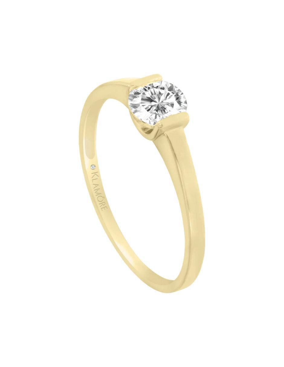 Anillo de compromiso 14 k Yone diamante 2