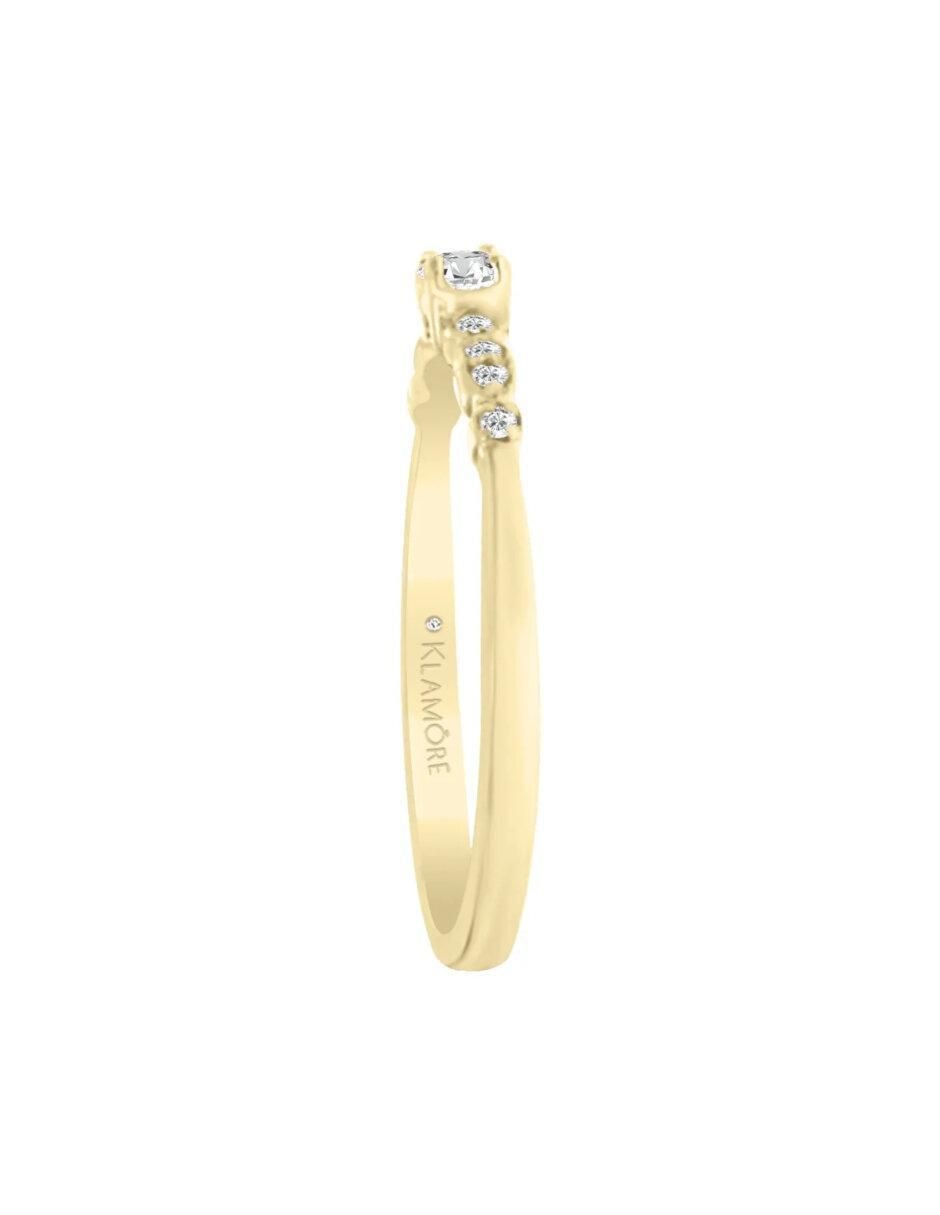 Anillo de compromiso 14 k Isadora diamante 3