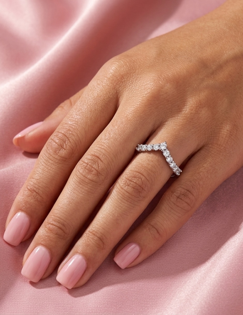 Anillo con gema triangular Aretize P 925 de plata zirconia cúbica pavé