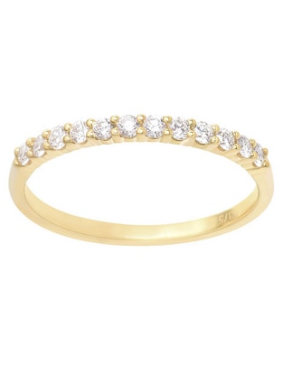 Anillo Riccardo Orsato 14 k de oro diamante pavé