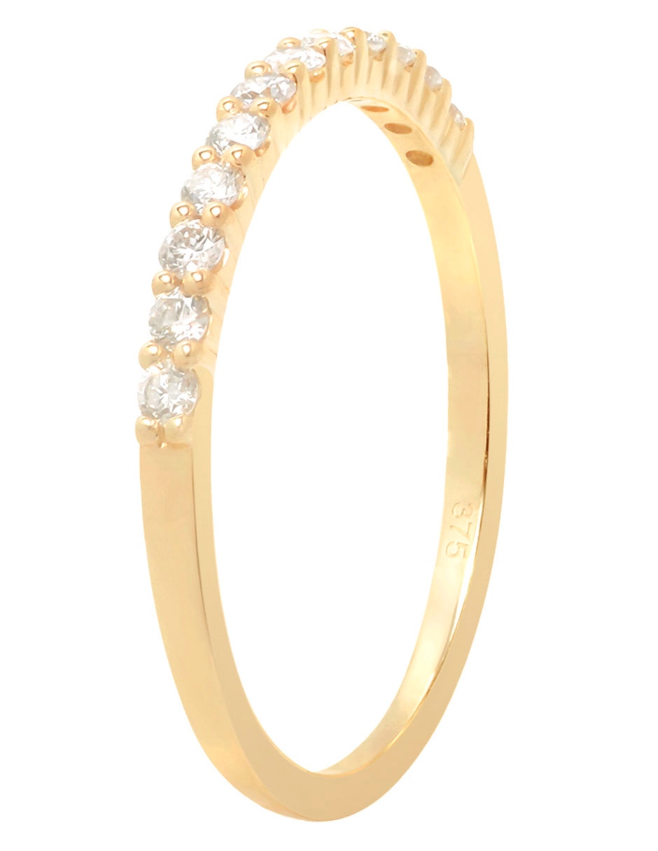 Anillo Riccardo Orsato 14 k de oro diamante pavé