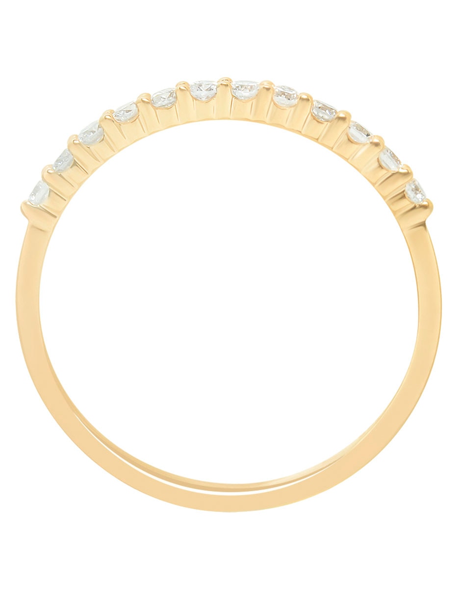 Anillo Riccardo Orsato 14 k de oro diamante pavé