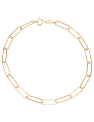 Pulsera de oro 14 K acabado pulido