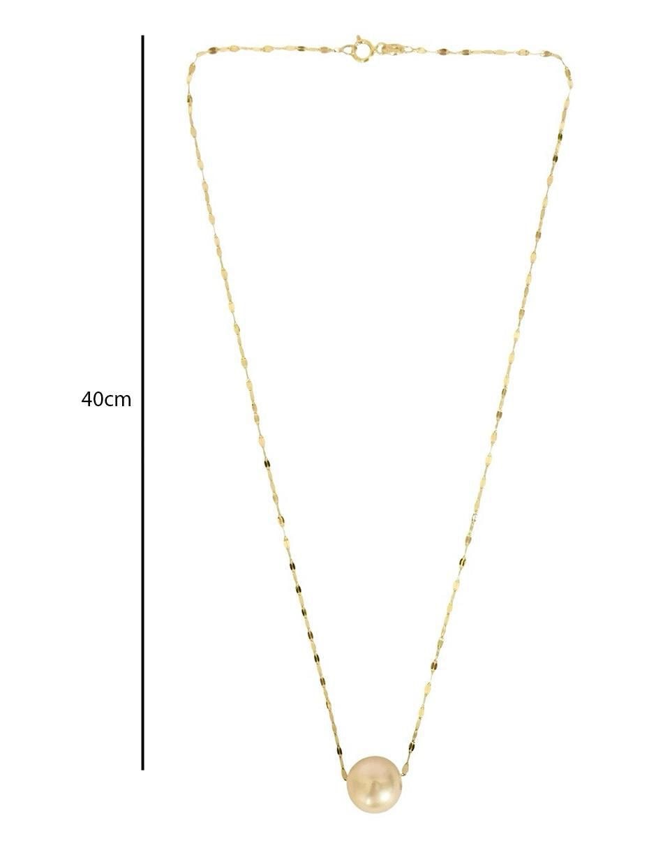 Collar circular de oro 10 K 4