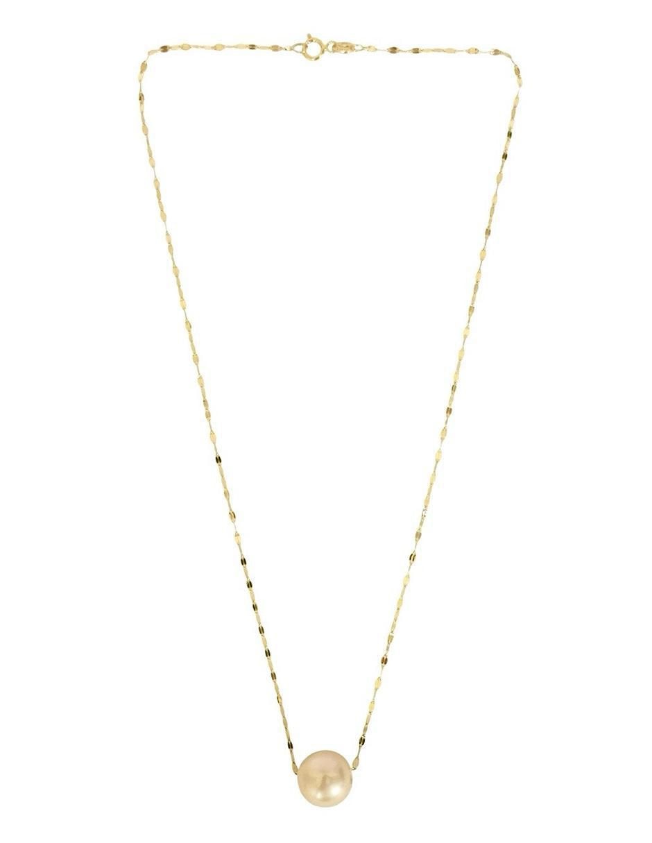 Collar circular de oro 10 K 3