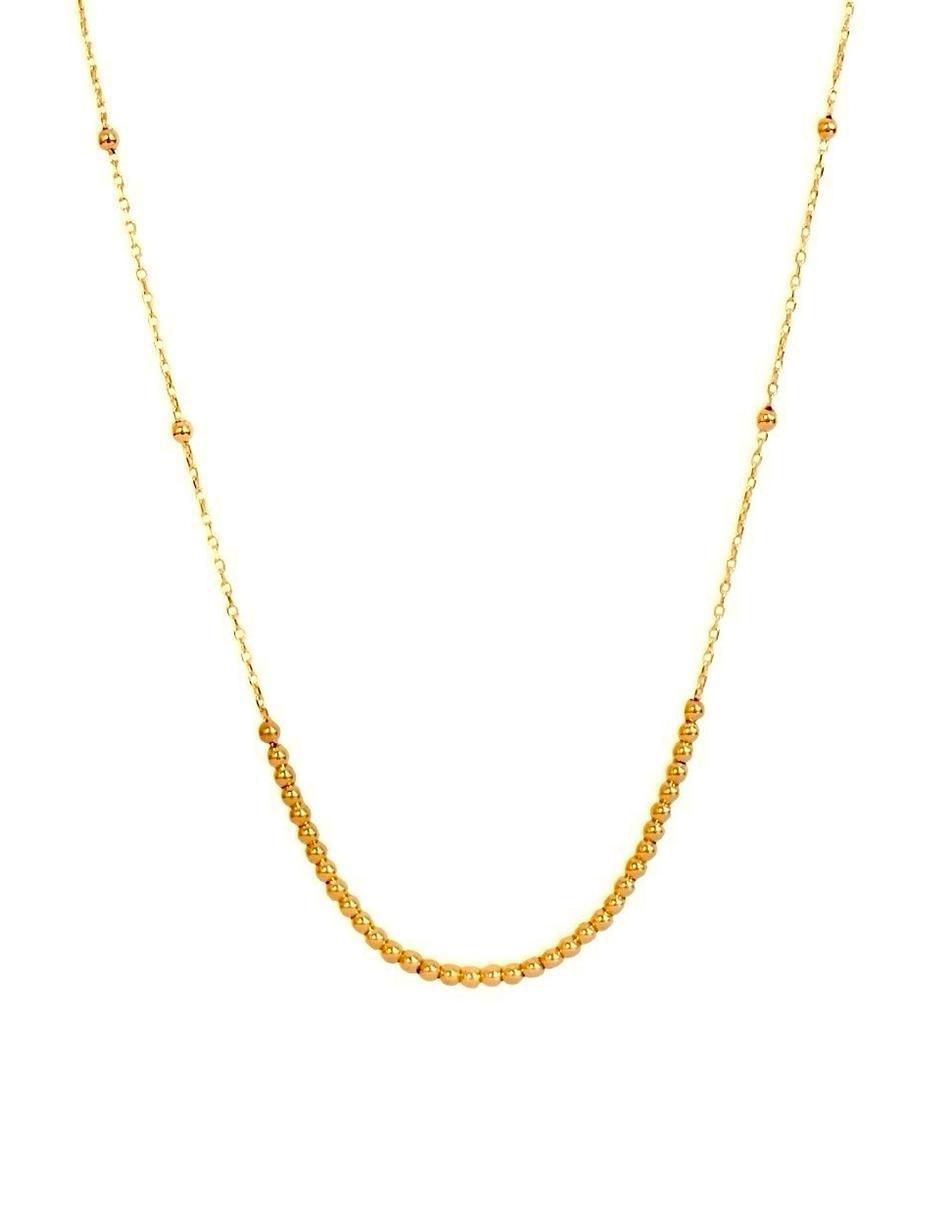 Collar circular de oro 10 K 1