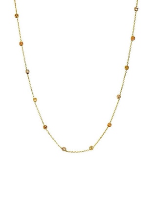 Collar circular de oro 10 K 1
