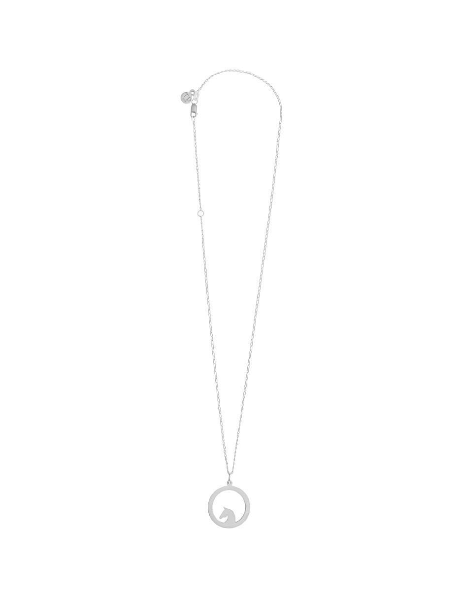Collar con dije circular de plata P 925 2