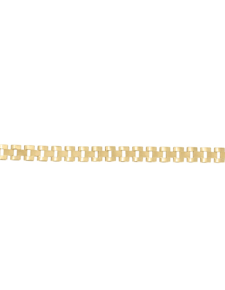 Pulsera de oro 14 K acabado brillante 2