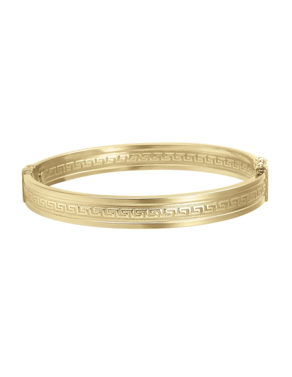 Brazalete de oro 14 K acabado pulido 3