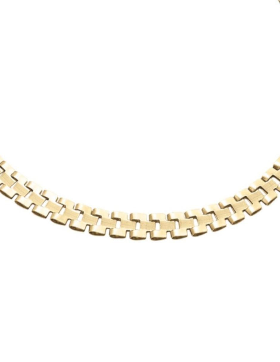 Pulsera de oro 14 k con acabado pulido