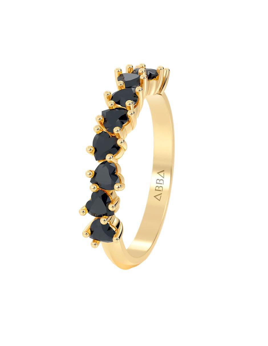 Churumbela de oro 14 k abba joyas zirconia