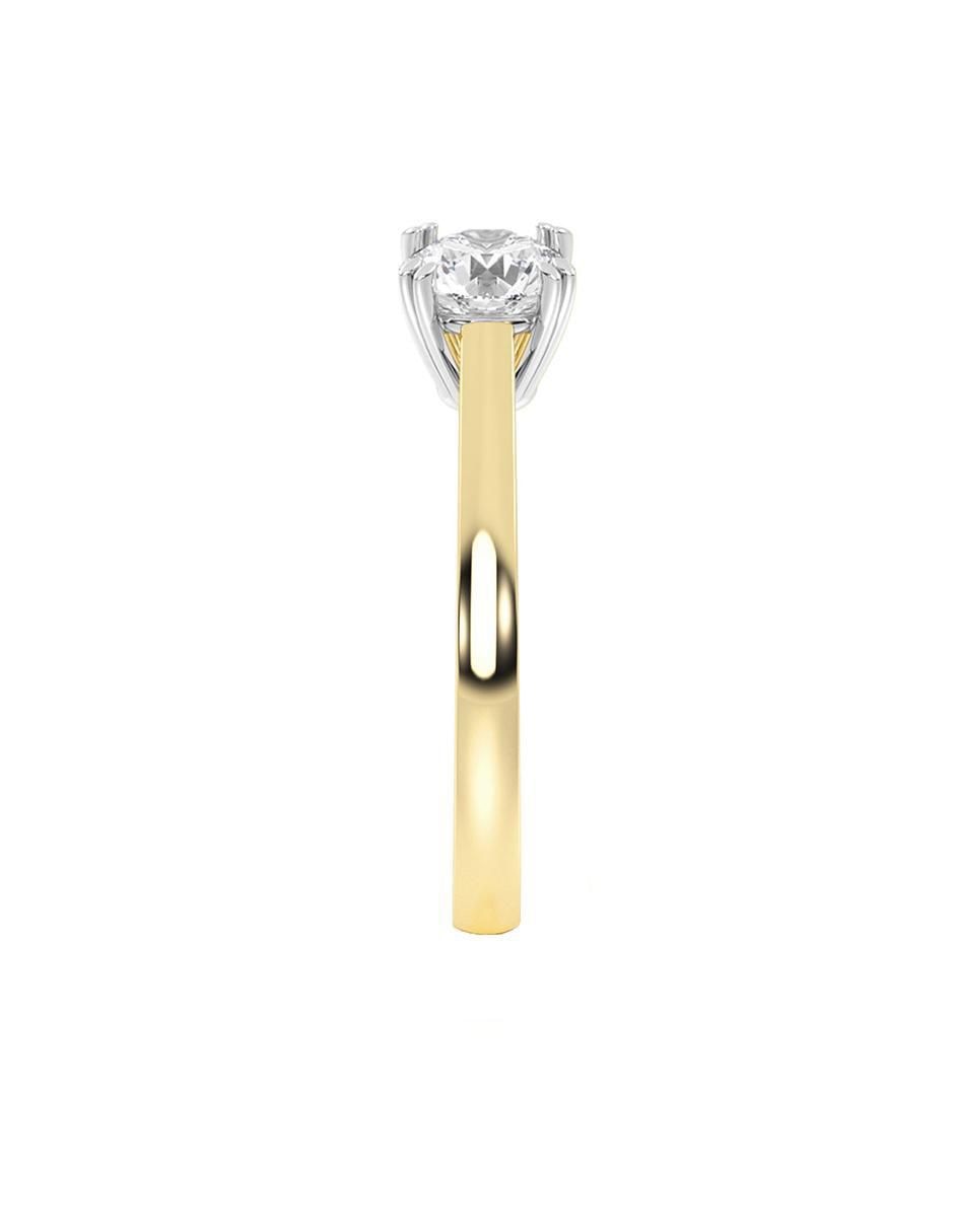 Anillo de compromiso 14 k 6