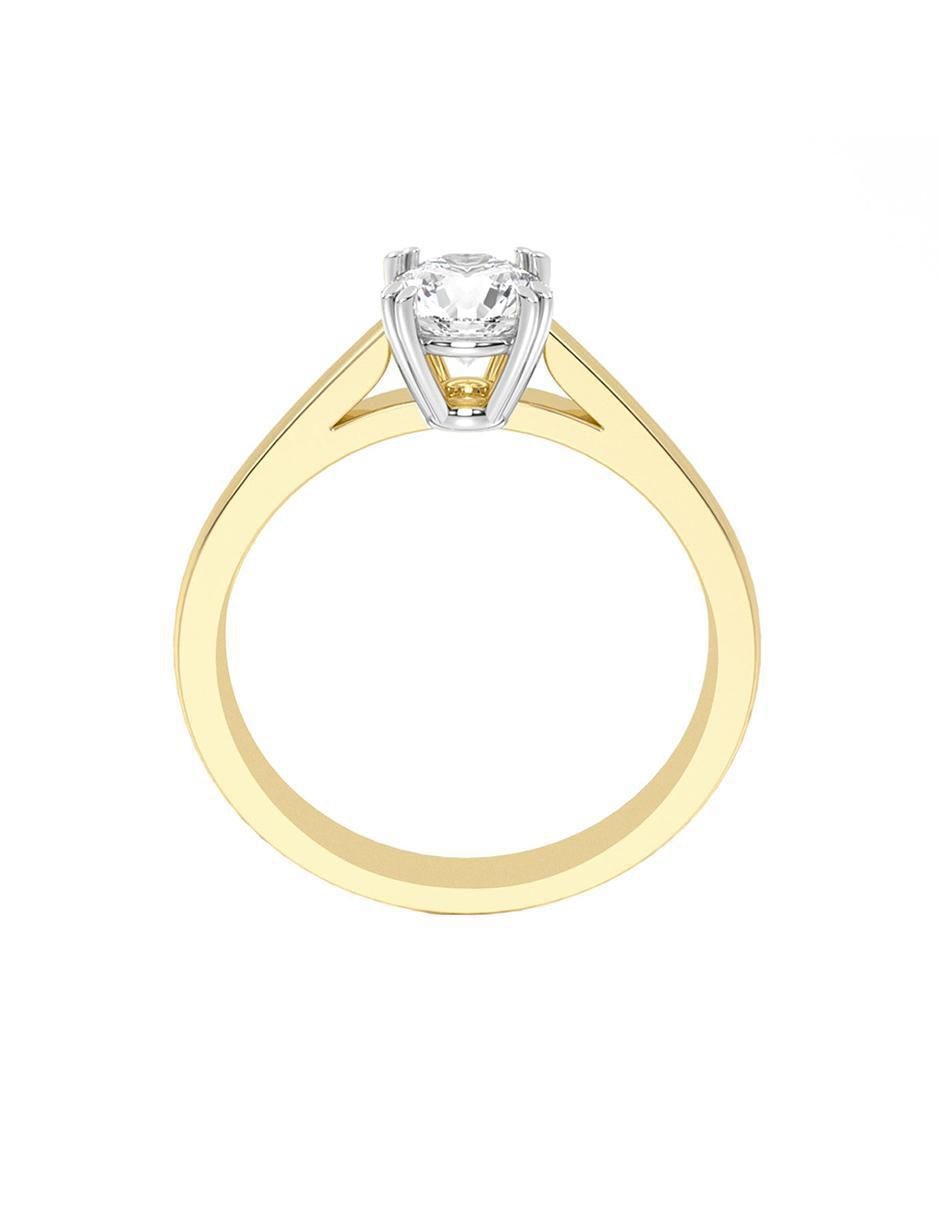 Anillo de compromiso 14 k 5