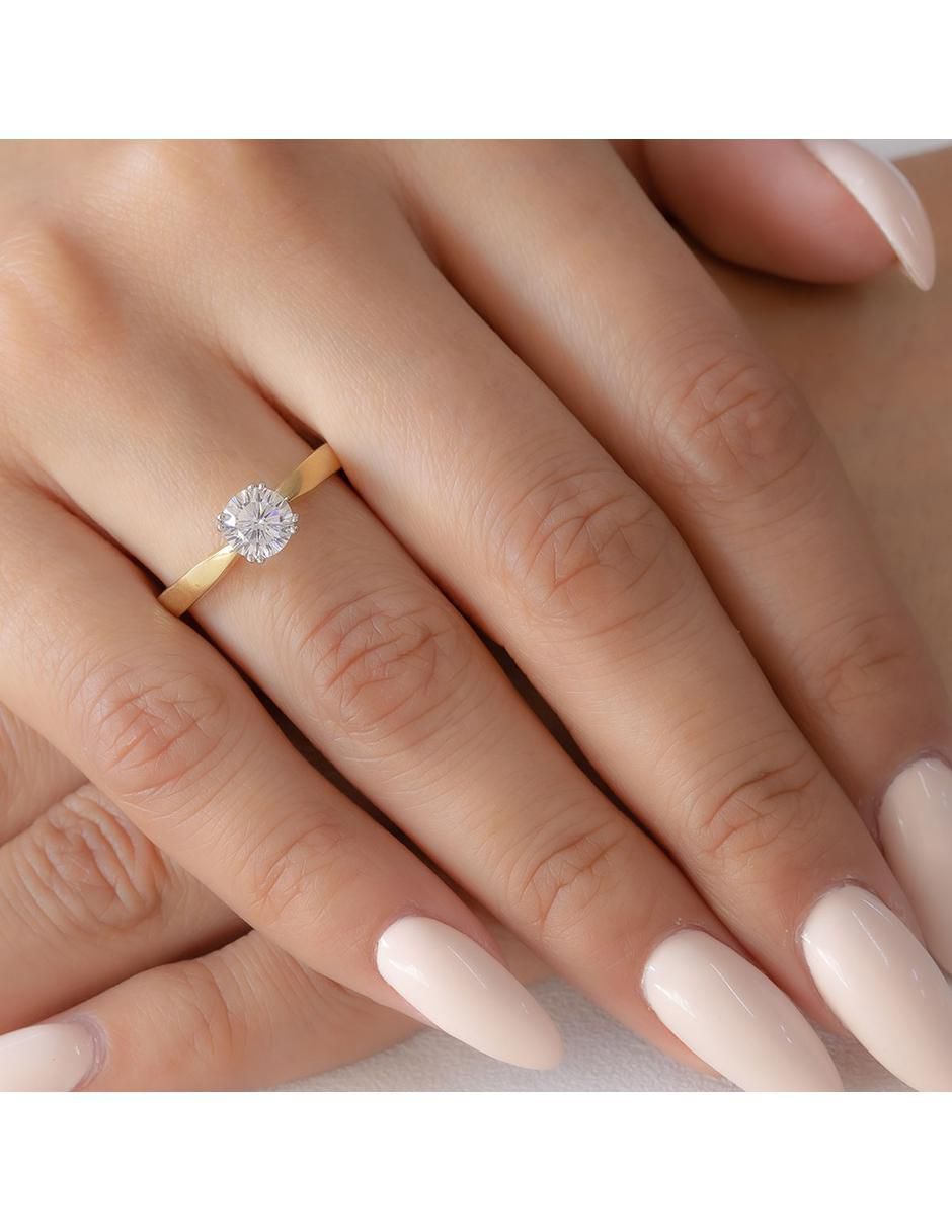 Anillo de compromiso 14 k 4