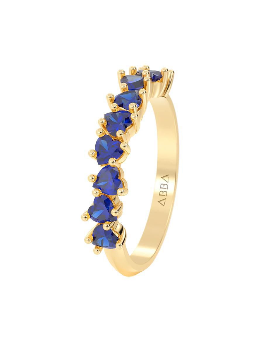 Churumbela de oro 10 k abba joyas zirconia