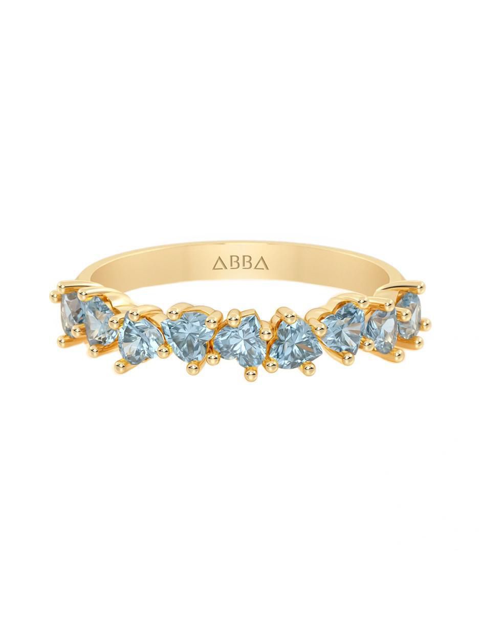 Churumbela de oro 14 k abba joyas zirconia