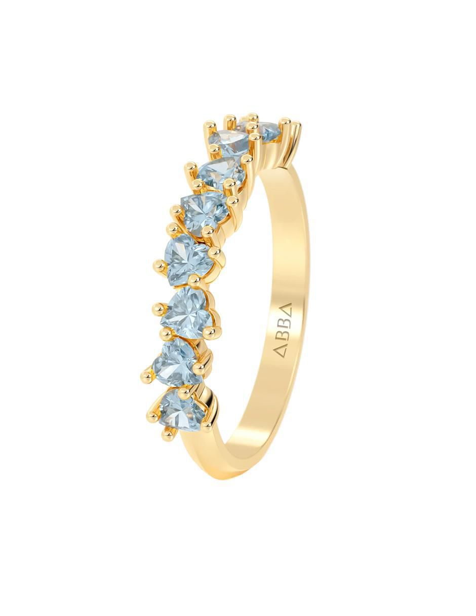 Churumbela de oro 14 k abba joyas zirconia