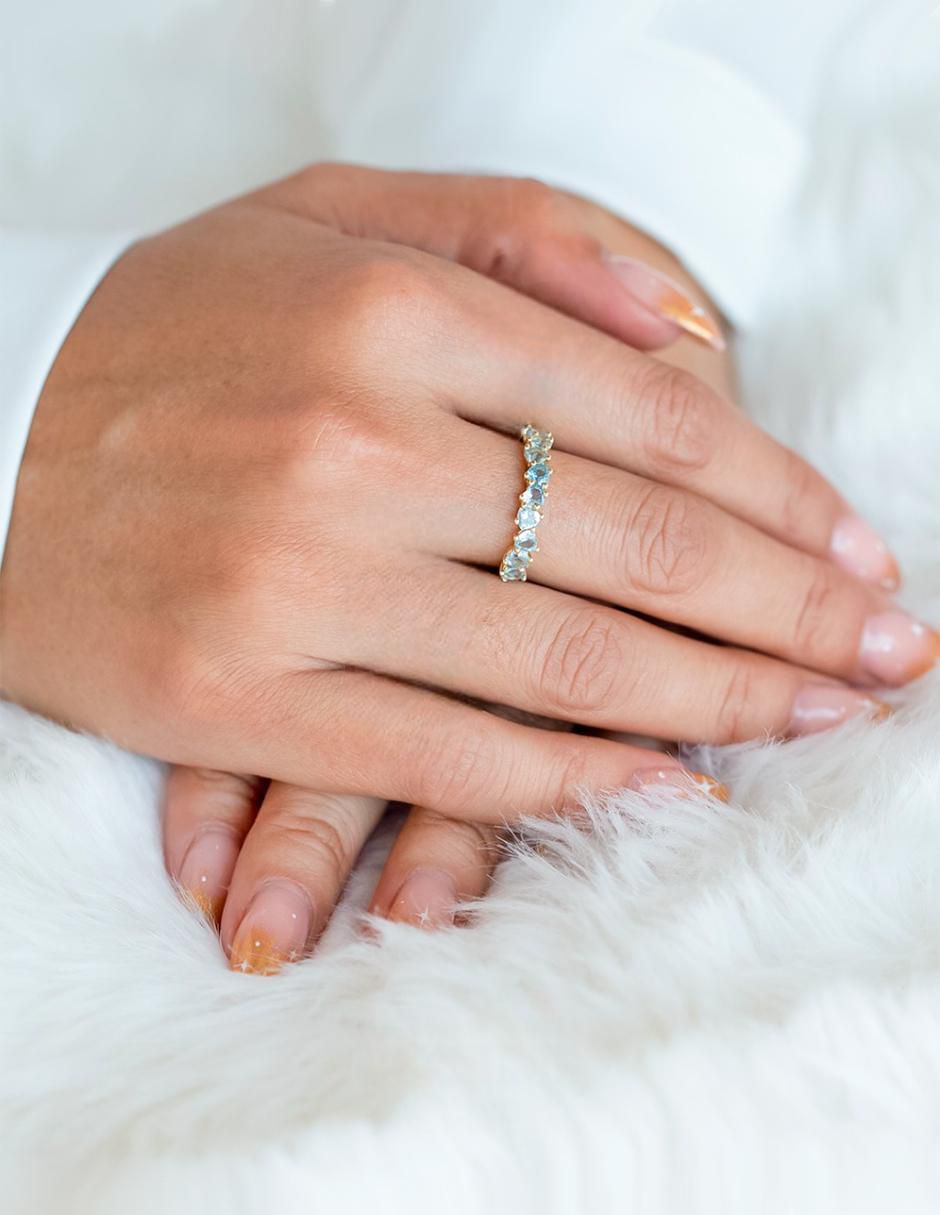 Churumbela de oro 14 k abba joyas zirconia