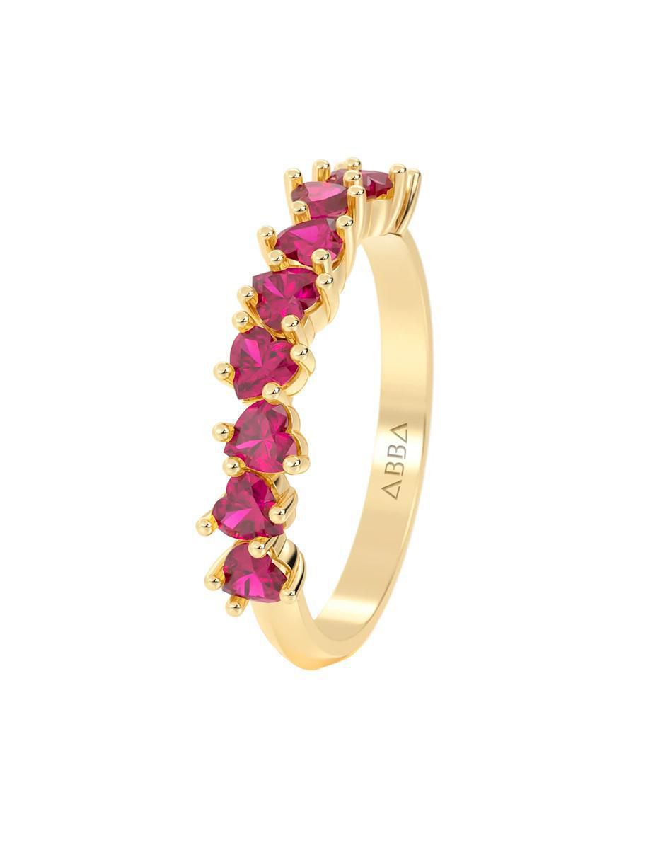 Churumbela de oro 10 k abba joyas zirconia