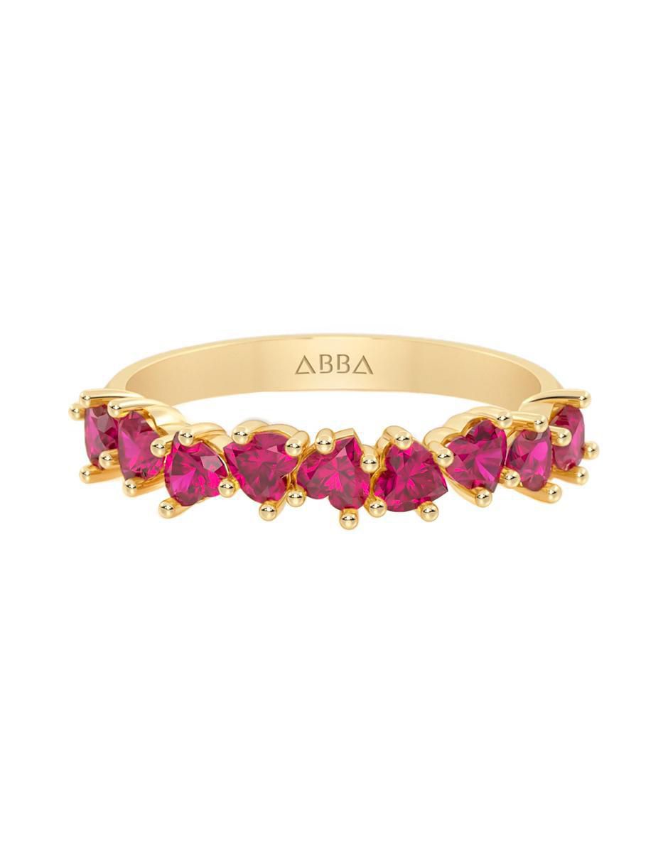 Churumbela de oro 14 k abba joyas zirconia