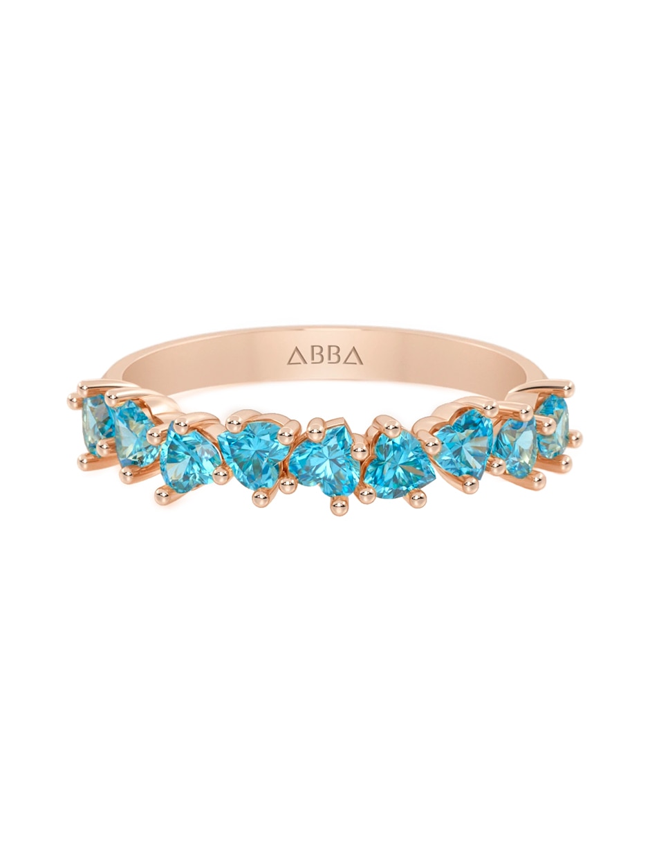 Churumbela de oro 14 k zirconia