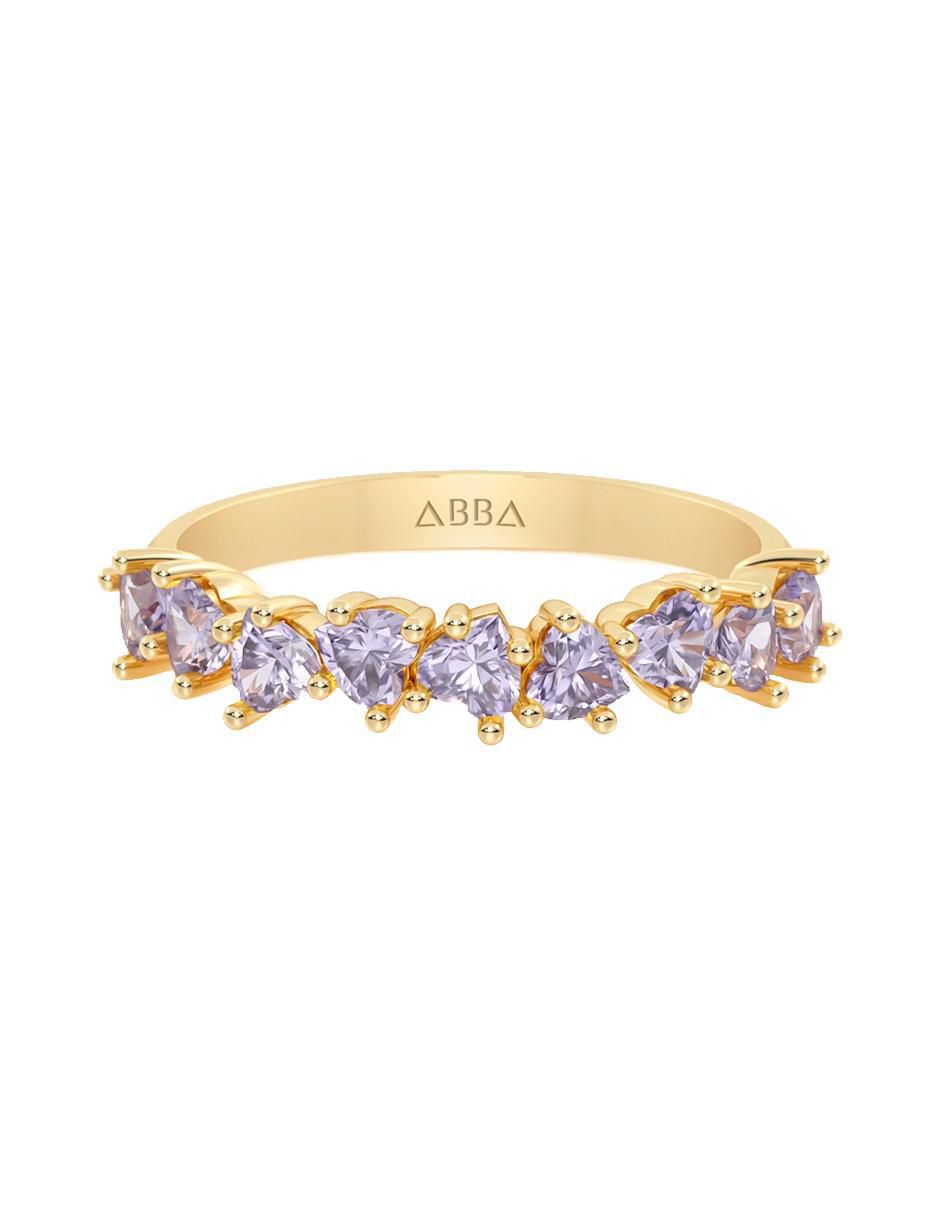Churumbela de oro 14 k abba joyas zirconia