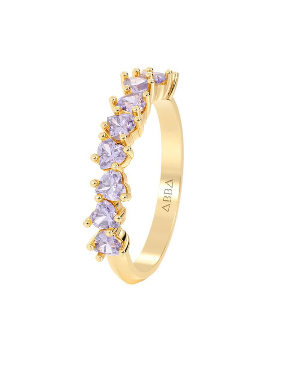 Churumbela de oro 14 k abba joyas zirconia