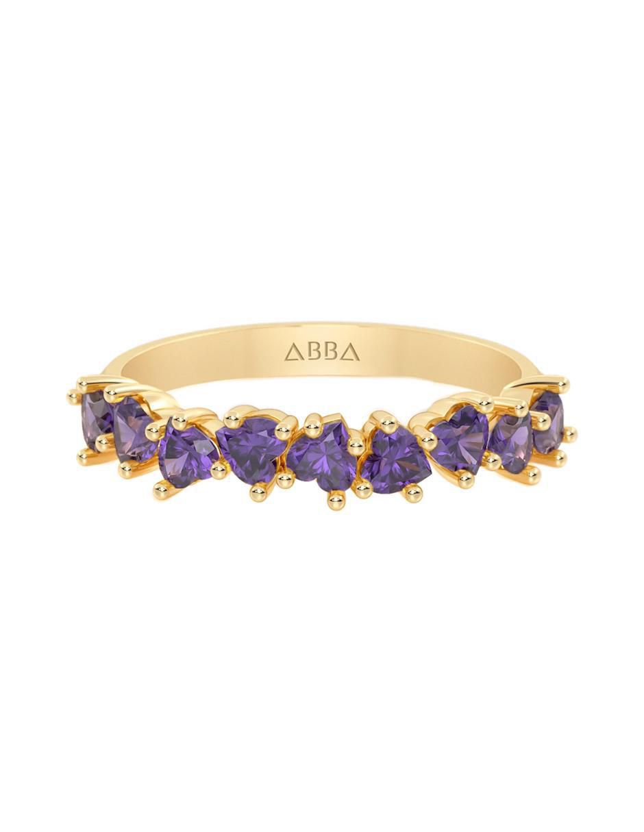 Churumbela de oro 14 k abba joyas zirconia
