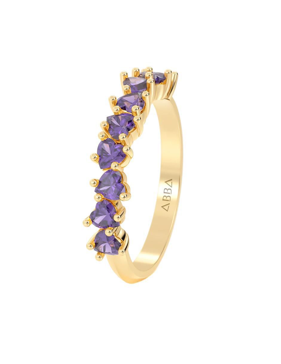 Churumbela de oro 14 k abba joyas zirconia