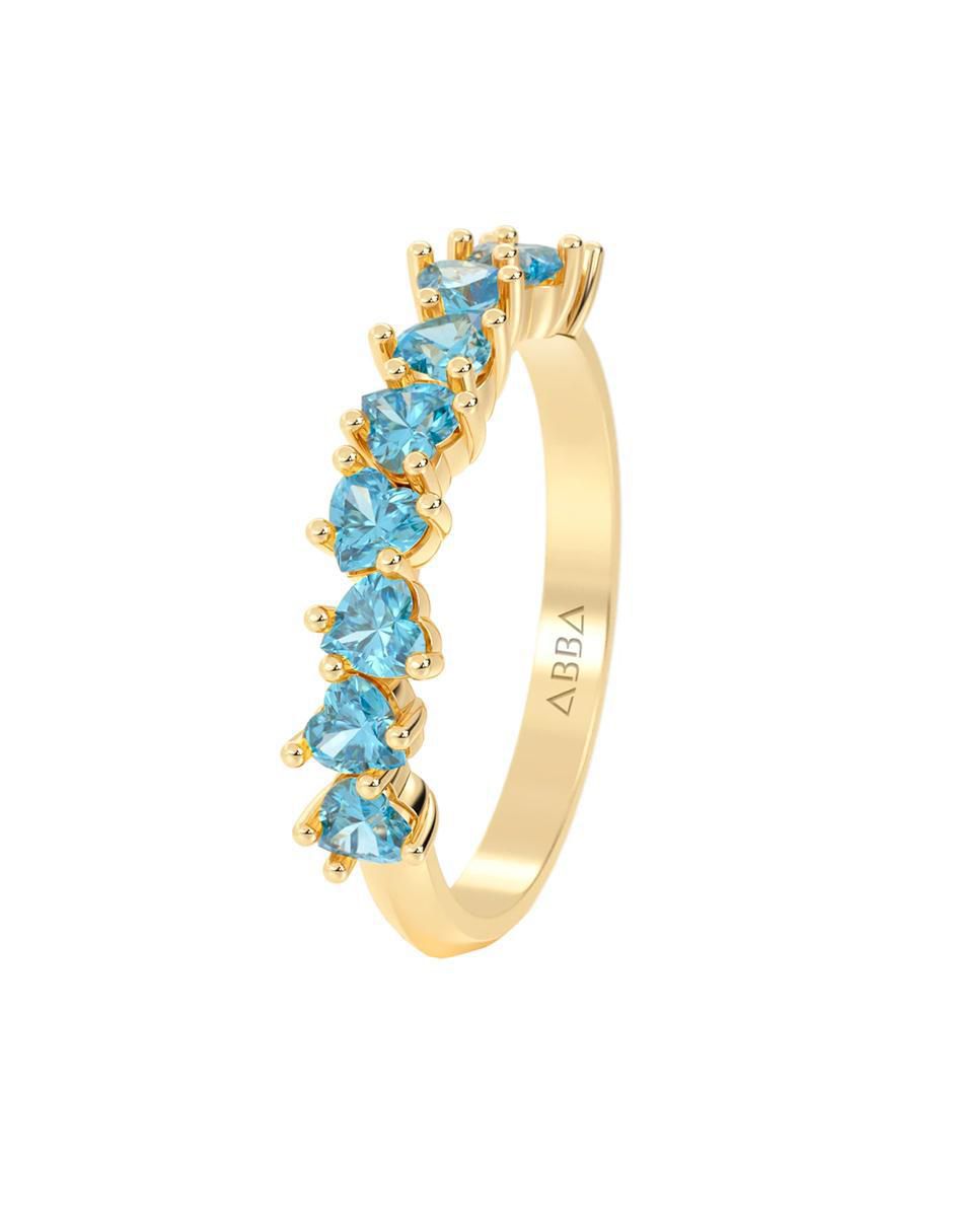 Churumbela de oro 10 k abba joyas zirconia