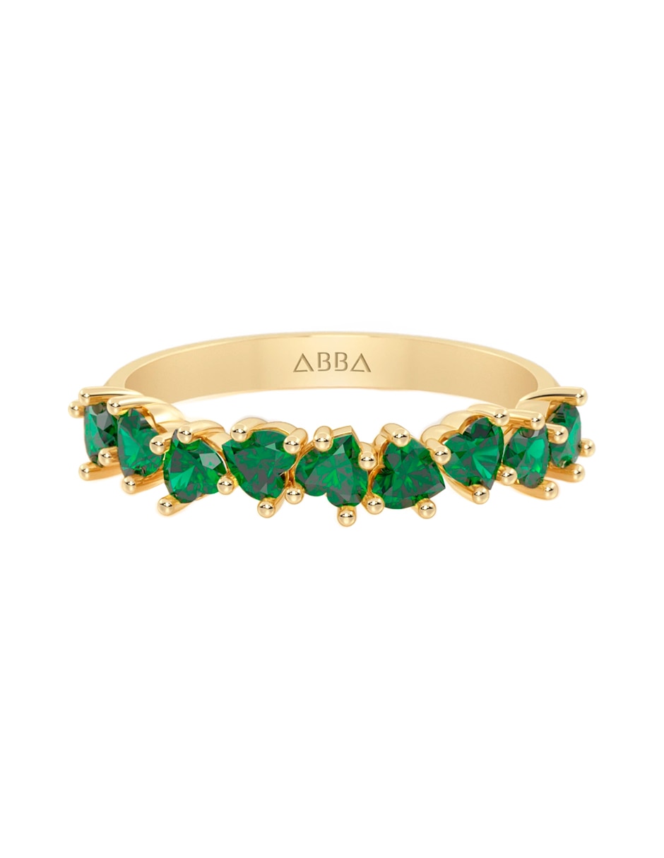 Churumbela de oro 10 k abba joyas zirconia