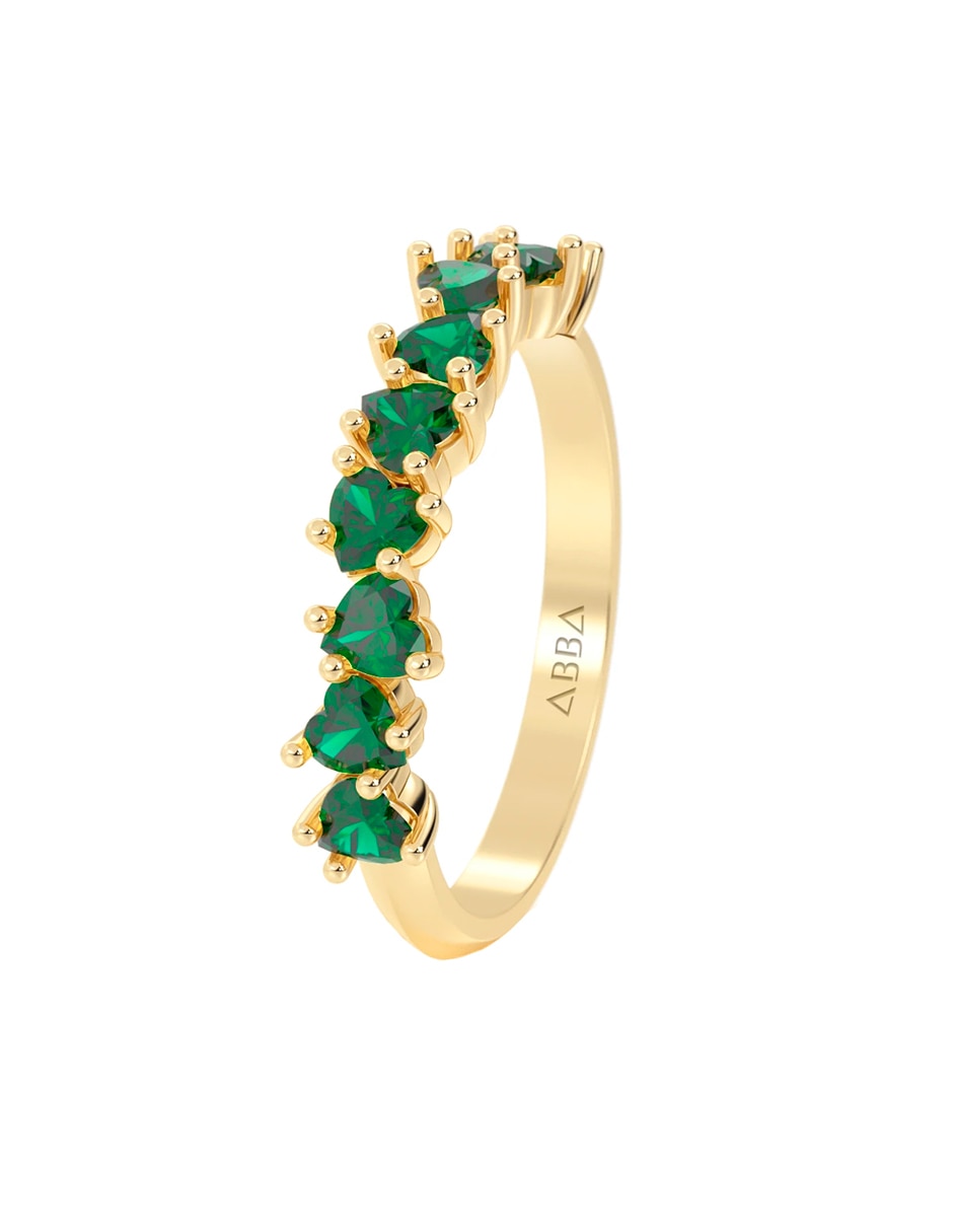 Churumbela de oro 10 k abba joyas zirconia