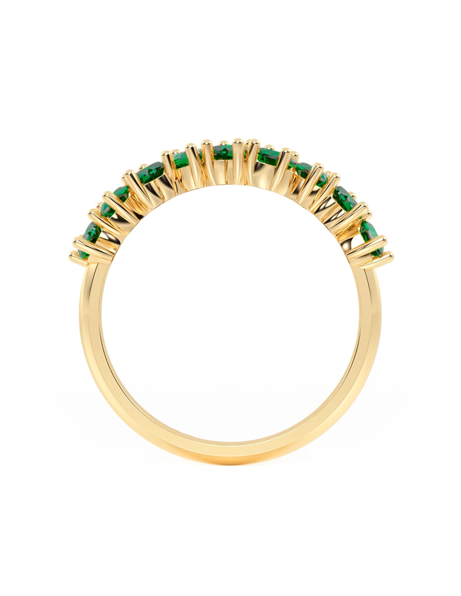 Churumbela de oro 10 k abba joyas zirconia