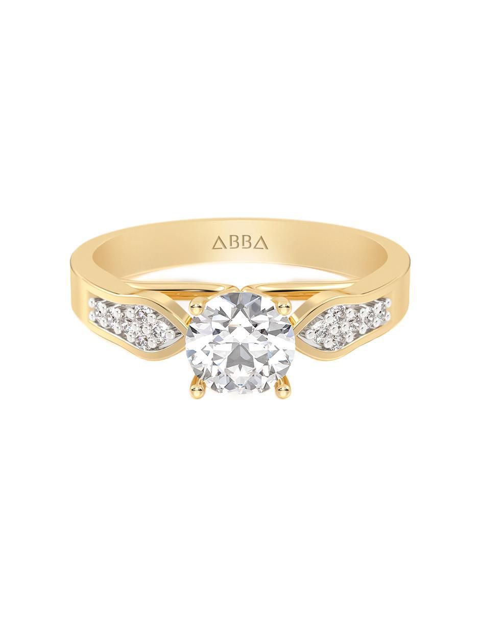 Anillo de compromiso 10 k 1