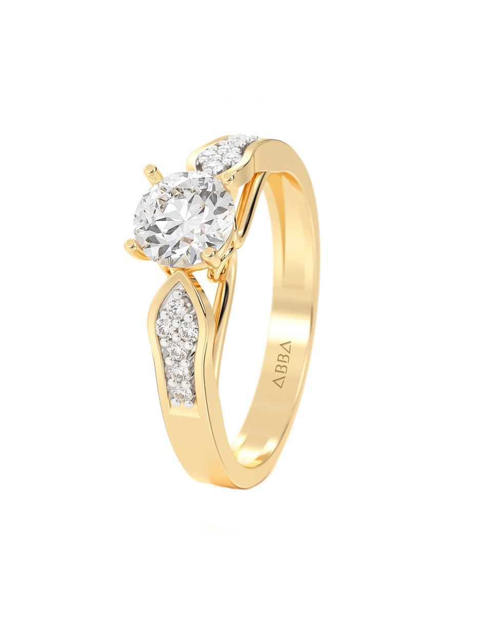 Anillo de compromiso 10 k 6