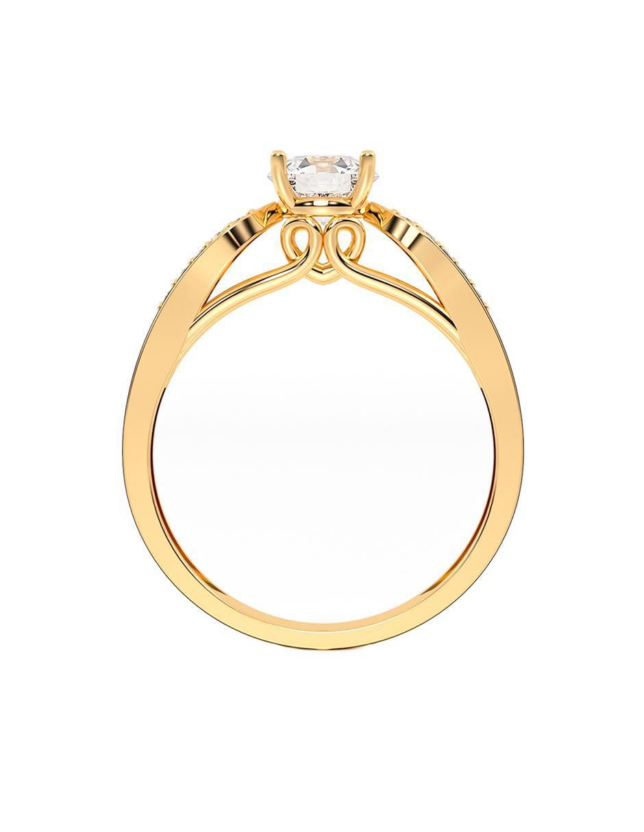 Anillo de compromiso 10 k 5