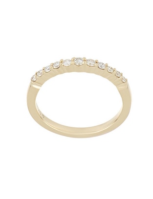 Anillo Classy 14 k de oro amarillo diamante liso Anillo Classy 14 k de oro amarillo diamante liso