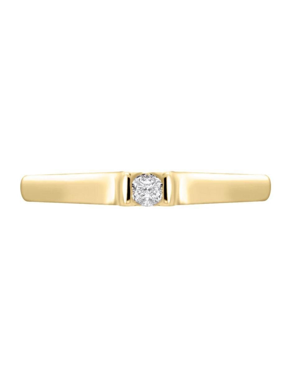 Anillo de compromiso 14 k Anne diamante Anillo de compromiso 14 k Anne diamante