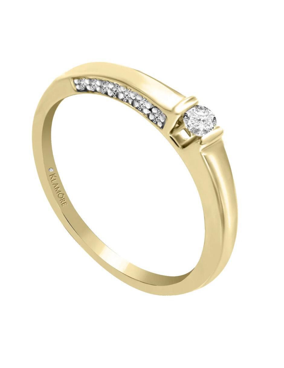 Anillo de compromiso 14 k Anne diamante 3