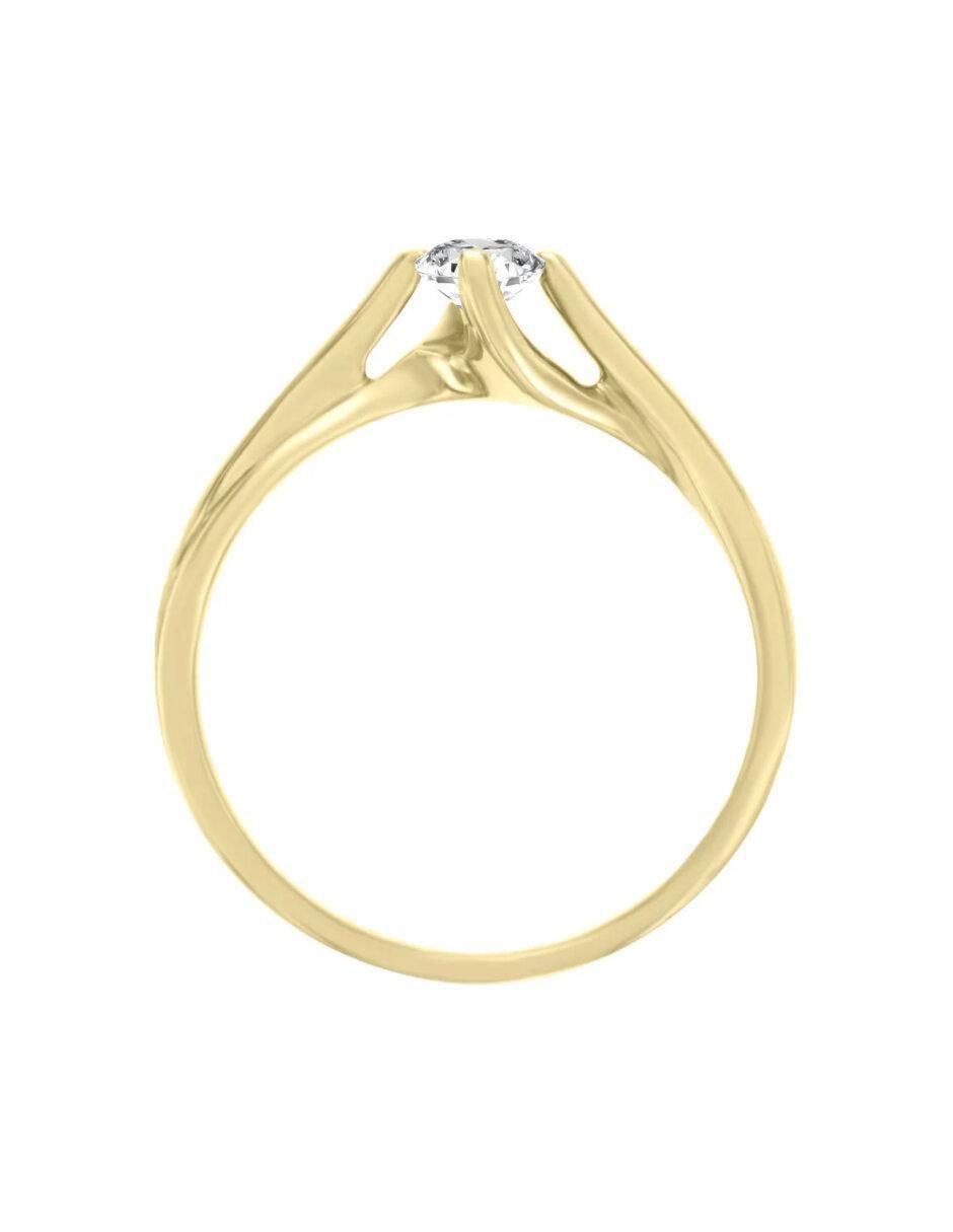 Anillo de compromiso 14 k Icia diamante 3
