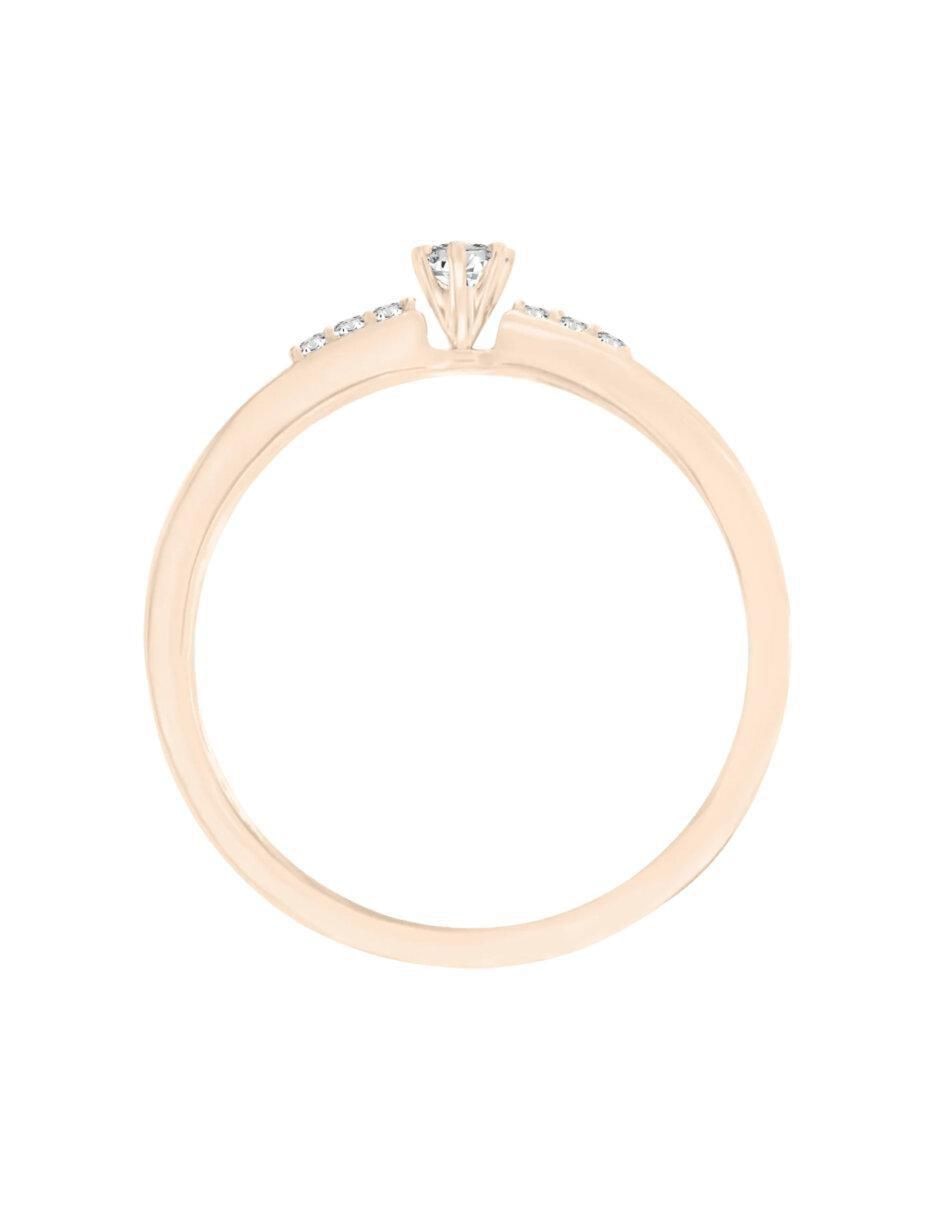 Anillo de compromiso 14 k Natalie diamante 4